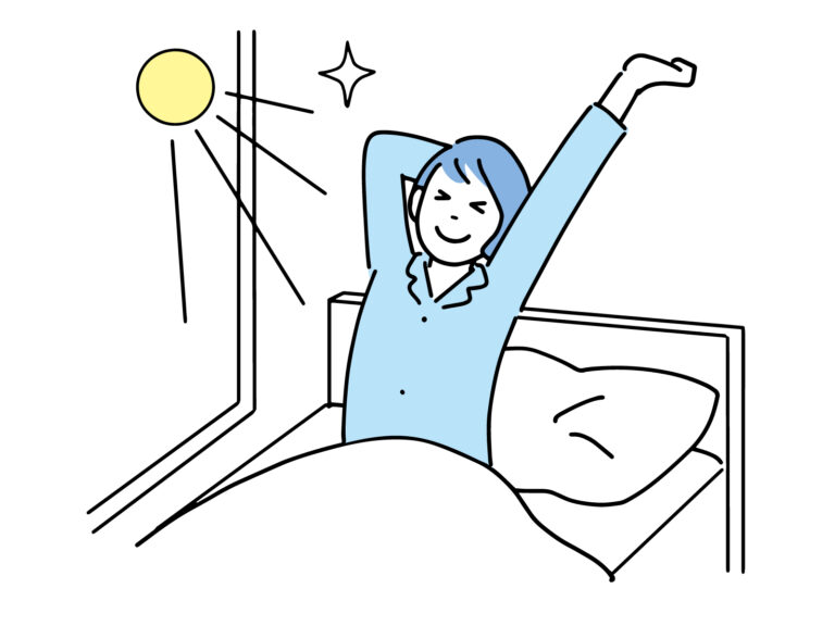 朝の目覚め