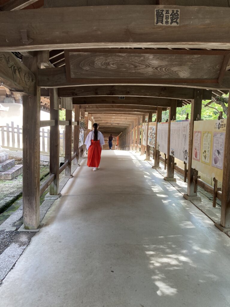 吉備津神社の廻廊