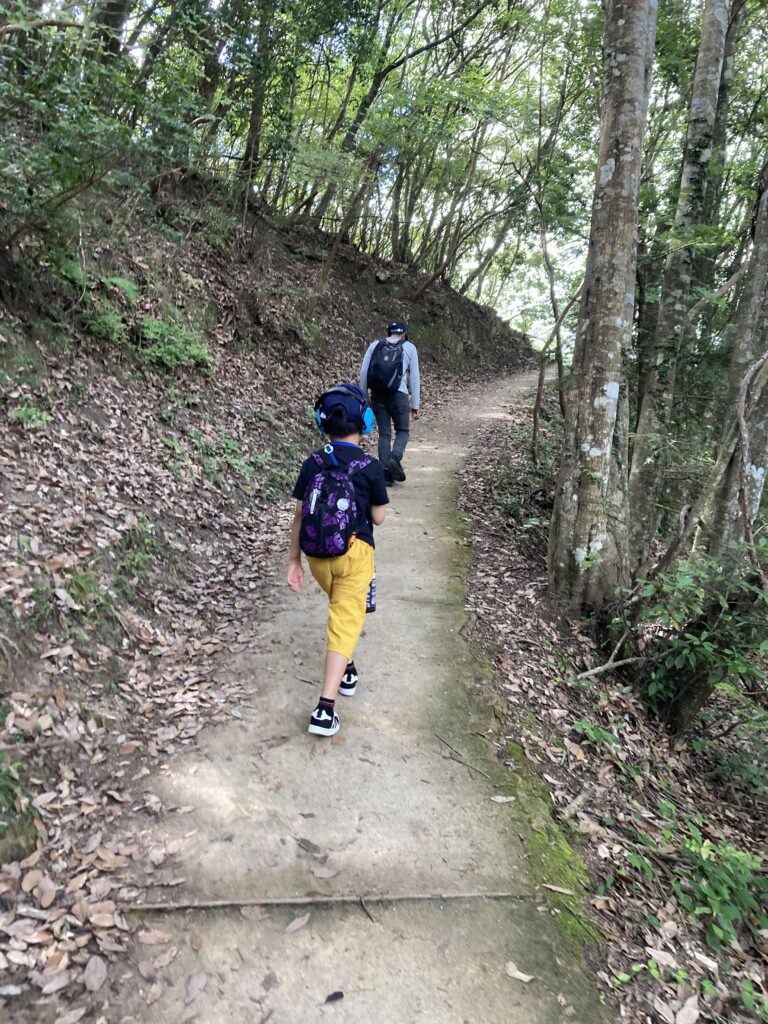 備中松山城への登山道