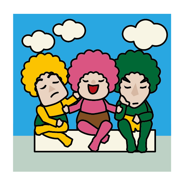 ドリフの雷様イラスト