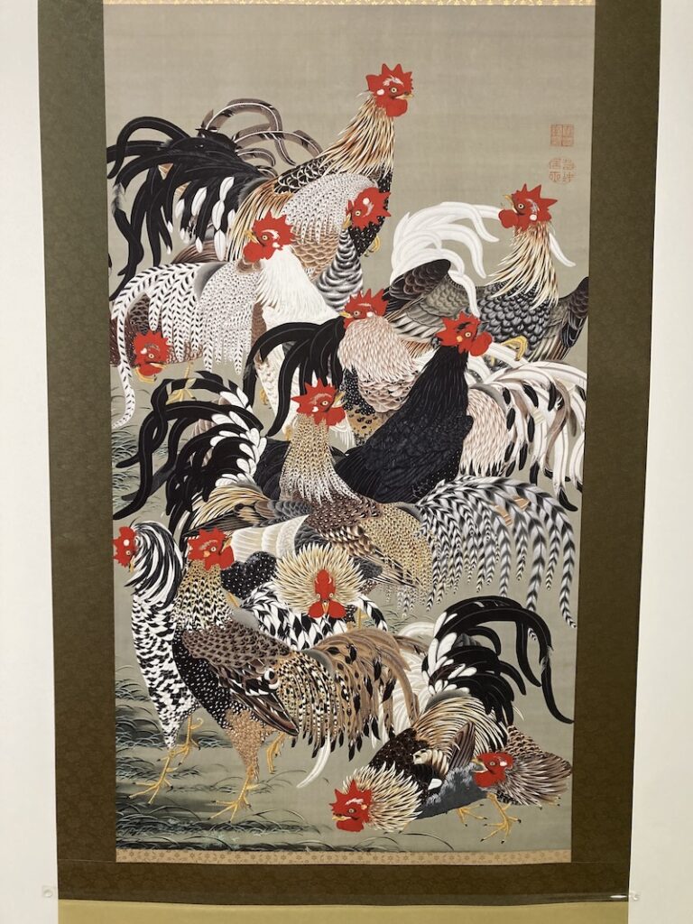 伊藤若冲　軍鶏図